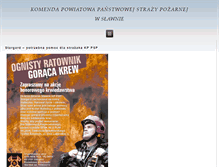 Tablet Screenshot of kppspslawno.pl